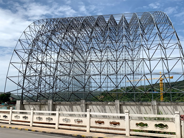 朝阳区山寨矿储煤棚网架